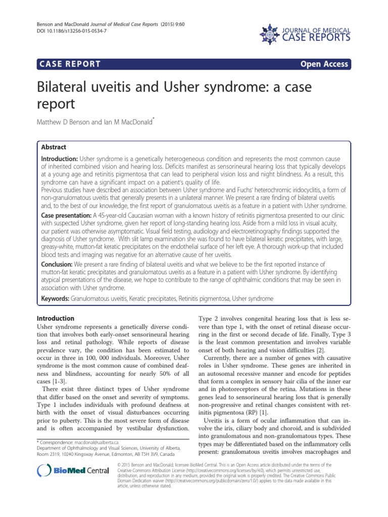Case Report Mata 2 PDF Senses Epidemiology