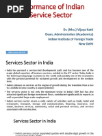 Performance of Indian Service Sector