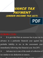 Advance Tax Payment