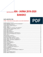 Bulgaria Bansko 2019 2020