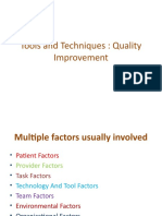 Tools and Techniques: Quality Improvement