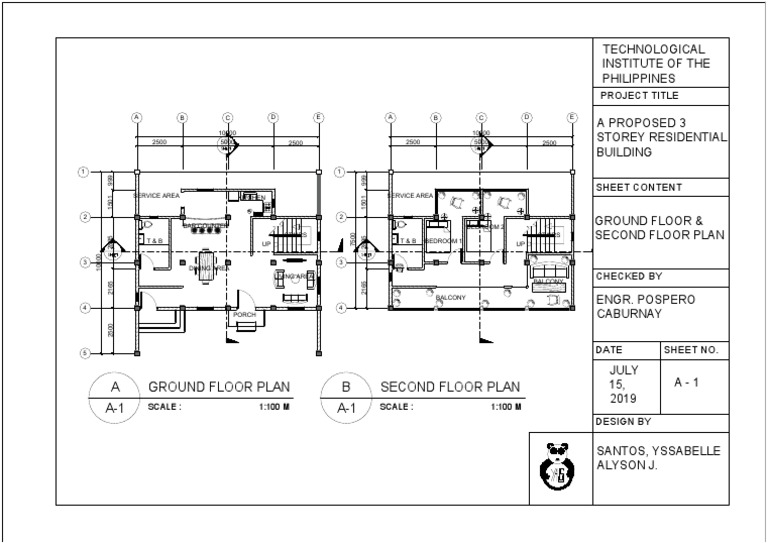 3 Storey Residential Building PDF | PDF | Houses | Residential Buildings