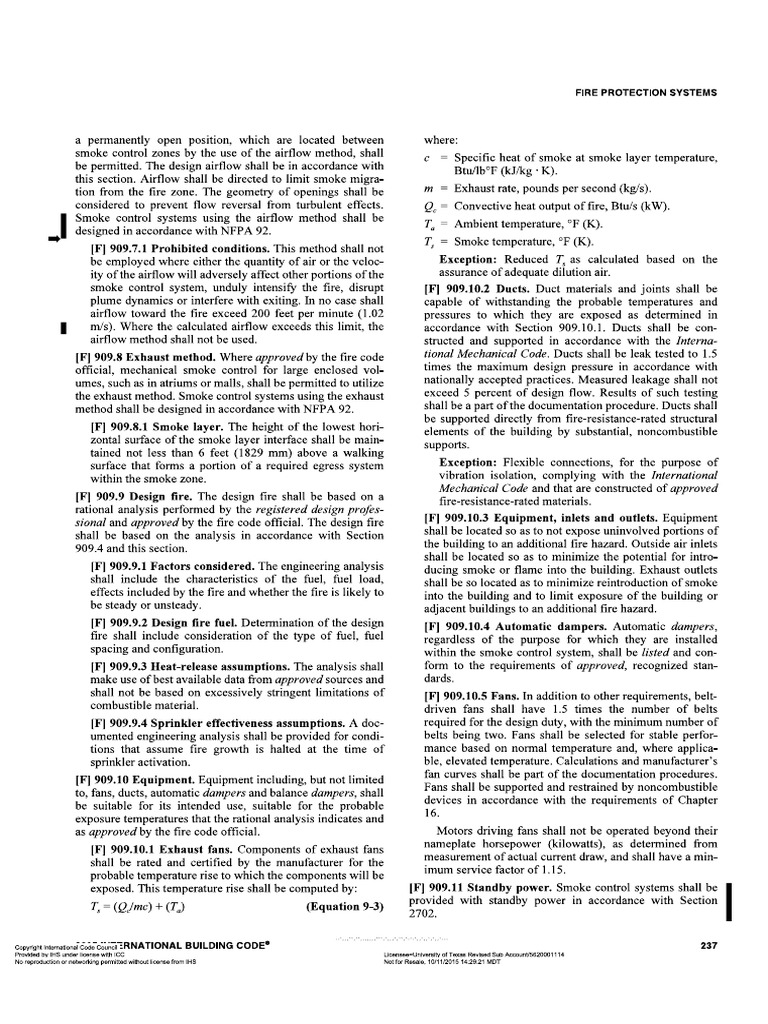 IBC 909 Duct Material PDF | PDF