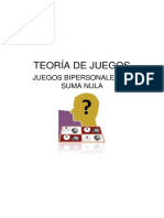 Juegos bipersonales de suma nula: Teoría de juegos y resolución de juegos