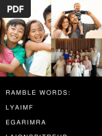 Family, Marriage and Relationships