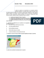 Prueba Escrita 1 Bac A