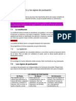 La Cohesion y Los Signos de Puntuacion