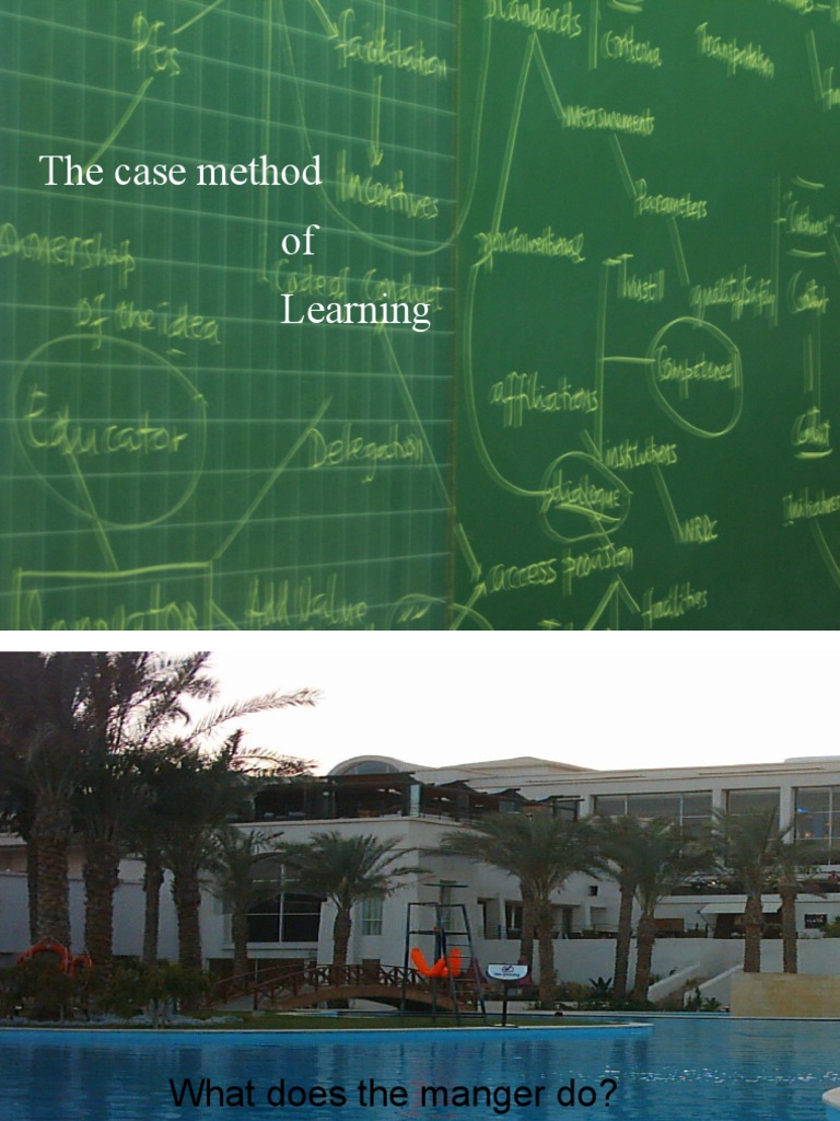 Case Method of Learning - 24 June 2009 | PDF | Learning | Teaching