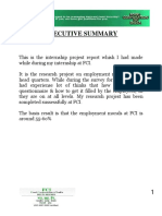 FCI Internship Report Summary