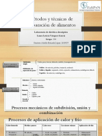 Métodos y Técnicas de Preparación de Alimentos