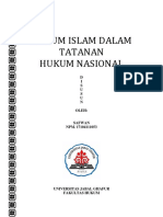 Makalah Hukum Islam Dalam Tatanan Hukum Indonesia