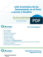 Avances y Desafíos de La Regulación Económica de Los Servicios de Saneamiento - Max Carbajal - SUNASS Evento ANEPSSA