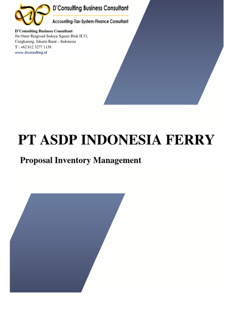 Proposal Manajemen Inventaris ASDP | PDF | Bisnis | Pengelolaan ...