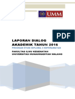 Laporan Dialog Akademik Tahun 2016: Fakultas Ilmu Kesehatan Universitas Muhammadiyah Malang