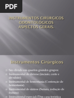 Instrumentos cirúrgicos odontológicos