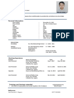 Romel A Eguillos: Personal Information