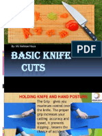 Basic Knife Cuts: By: Ms Nelmae Noya