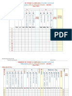 Borderou Simulare Evaluare Nationala 20182019