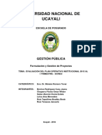 Evaluación DeL Plan Operativo Institucional 2015 Al 1er Trimestre (1)