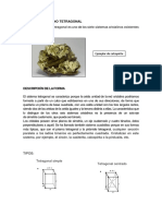 Sistema Cristalino Tetragonal