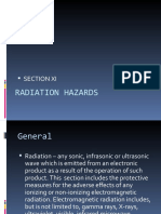 Radiation Hazards: Section Xi