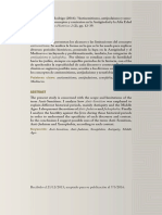 ARTICULO ANTIGUA - Laham Cohen R. - Antisemitismo, Antijudaísmo y Xenofobia Antigüedad y Edad Media PDF