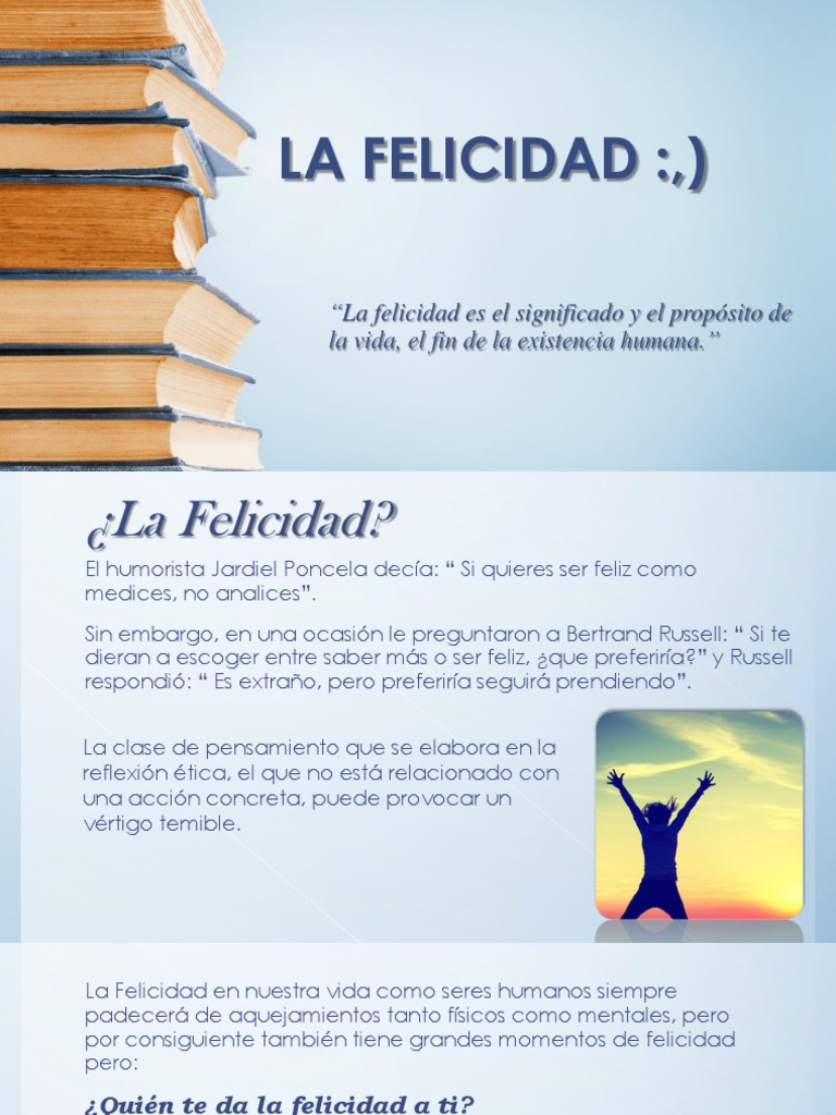 La búsqueda personal de la felicidad | PDF | Bertrand Russell | Felicidad