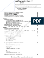 ICSE Class 10 Computer Applications Sample Paper