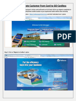 Migration Process - Card To GO Cardless