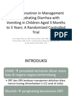 Oral Ondansetron in Management of Dehydrating Diarrhea with Vomiting in Children Aged 3 Months to 5 Years  A RCT