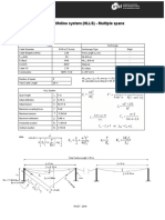 Horizontal Lifeline System (HLLS) - Multiple Spans: A Rupt R Fmax