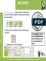 Seleccionamos Bloque Display, Después El Boque Time y de Nuevo El Bloque Display Determinado Ejercido Por La Segunda Prueba