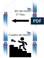 Cuadro de Honor Señaleticas