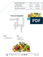 Crosswords Veggies and Fruits