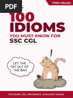 SSC 100 Idioms