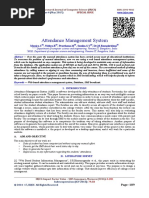 Attendance Management System: Monica.C, Nithya.R, Prarthana.M, Sonika.S.V, Dr.M.Ramakrishna