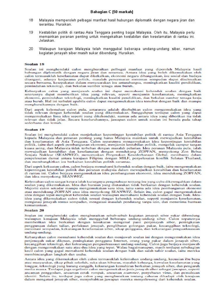 Bahagian C Pdf
