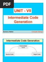 7-Intermediate Code Generation PDF