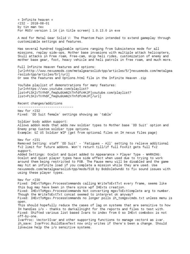 Infinite Heaven Readme Txt Menu Computing Software