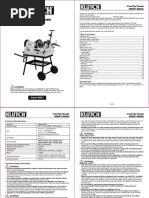 4 Inch Pipe Threader: Owner'S Manual