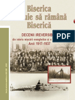 Biserica Trebuie Să Rămâna Biserică