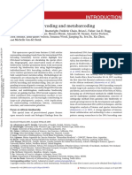 Trends in DNA Barcoding and Metabarcoding: Focus On African Biodiversity