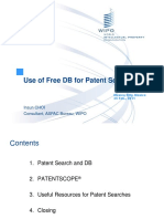 Uso de La Base de Datos de Patentes - OMPI