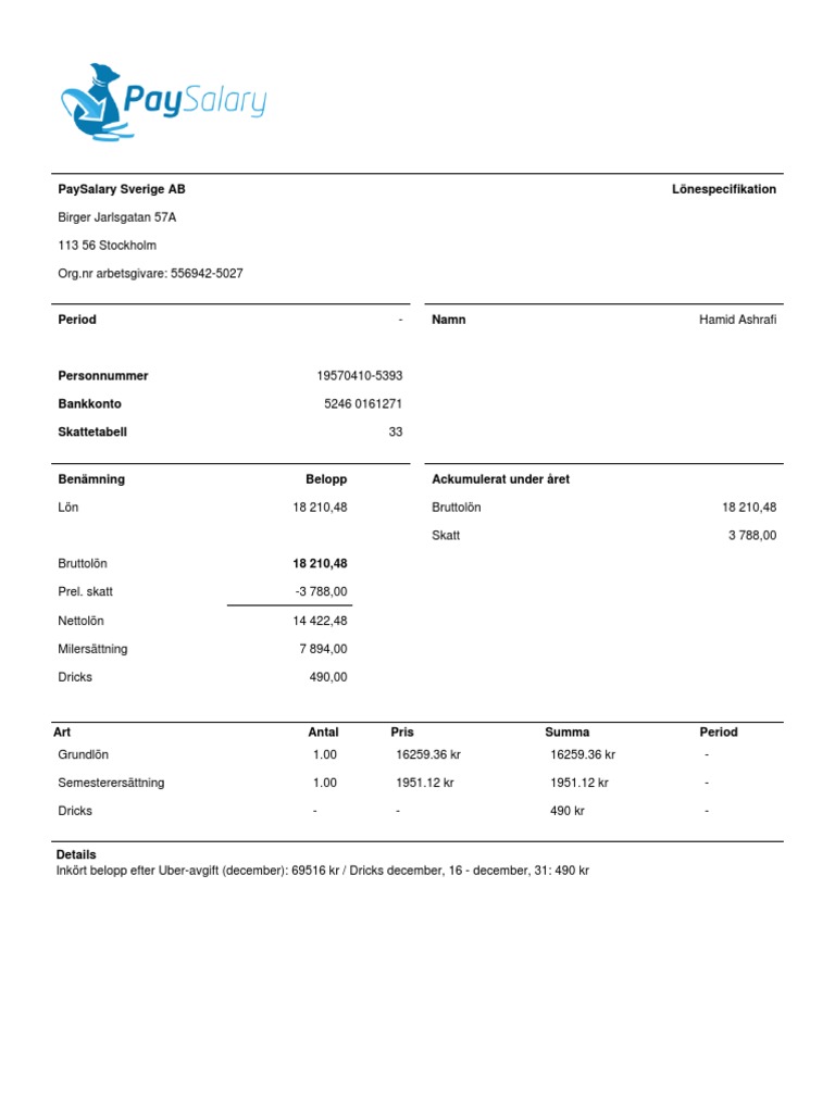 Lonespecifikation Pdf