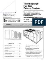 Thermosaver Hot Gas Defrost System: Product Data, Application & Installation Guide
