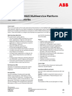 CHP595 – FOX615 Multiservice Platform for SDH Networks