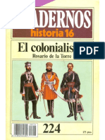 DE LA TORRE, Rosario, El Colonialismo PDF