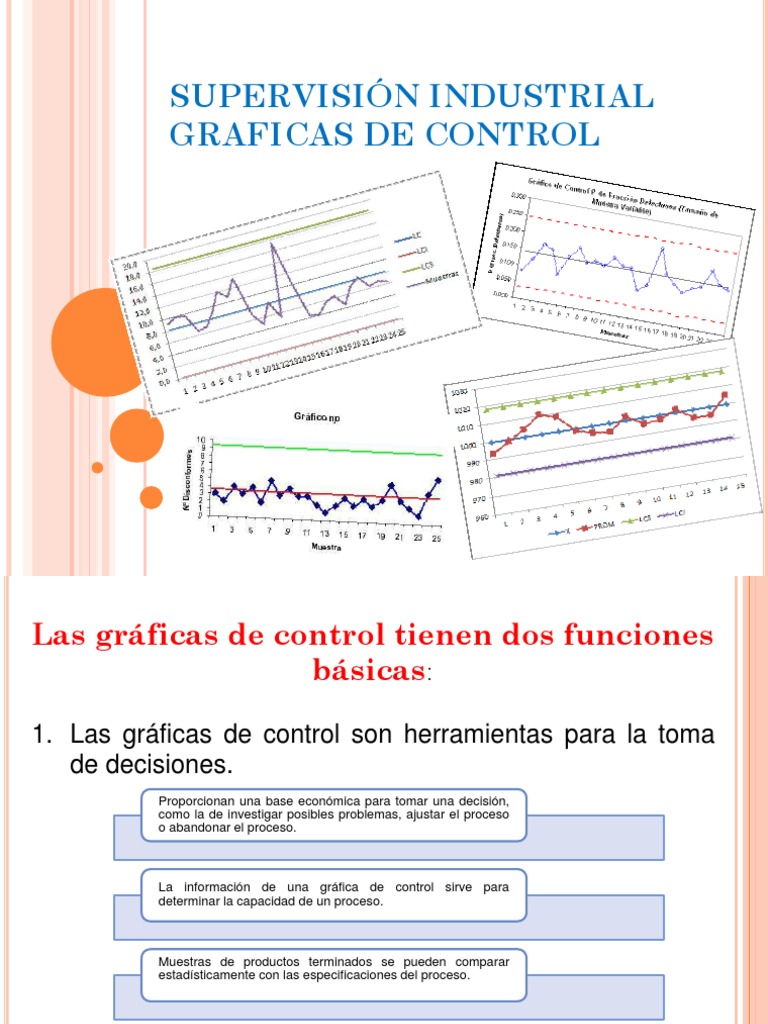 Gráficas de Control en Calidad Industrial | PDF | Desviación Estándar ...