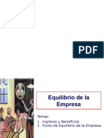 Equilibrio de La Empresa