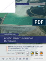 Brochure Diseno Sismico de Presas de Relaves